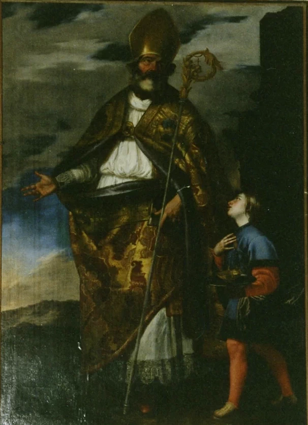 San Nicola di Bari e il figlio del nobile fatto prigioniero - largo San Martino, Napoli